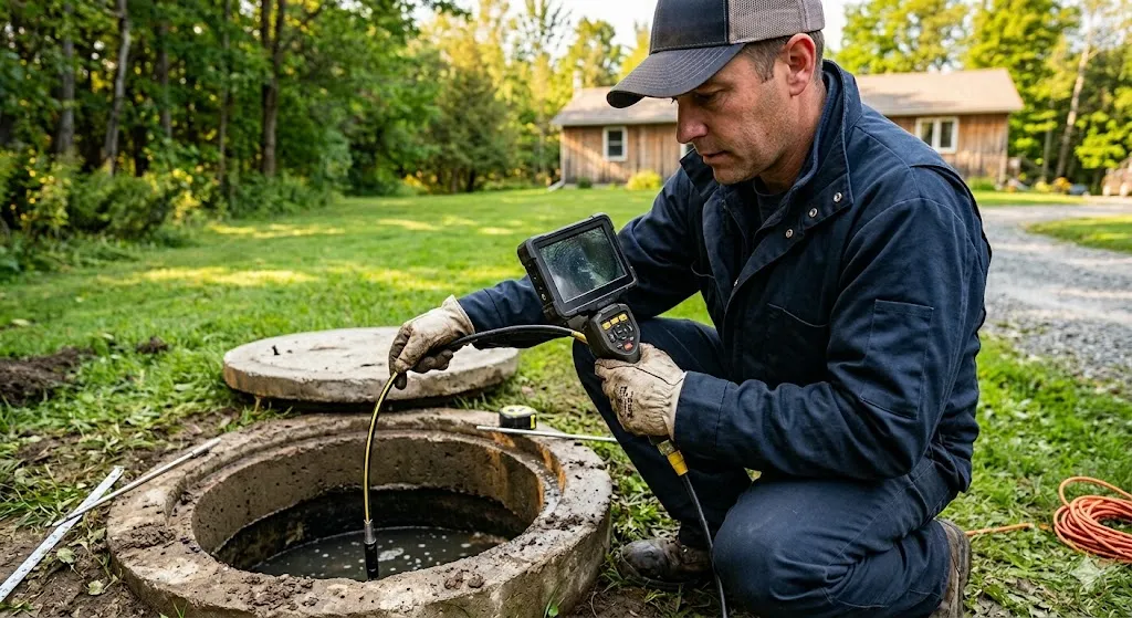 septic tank odor inspection Belleville